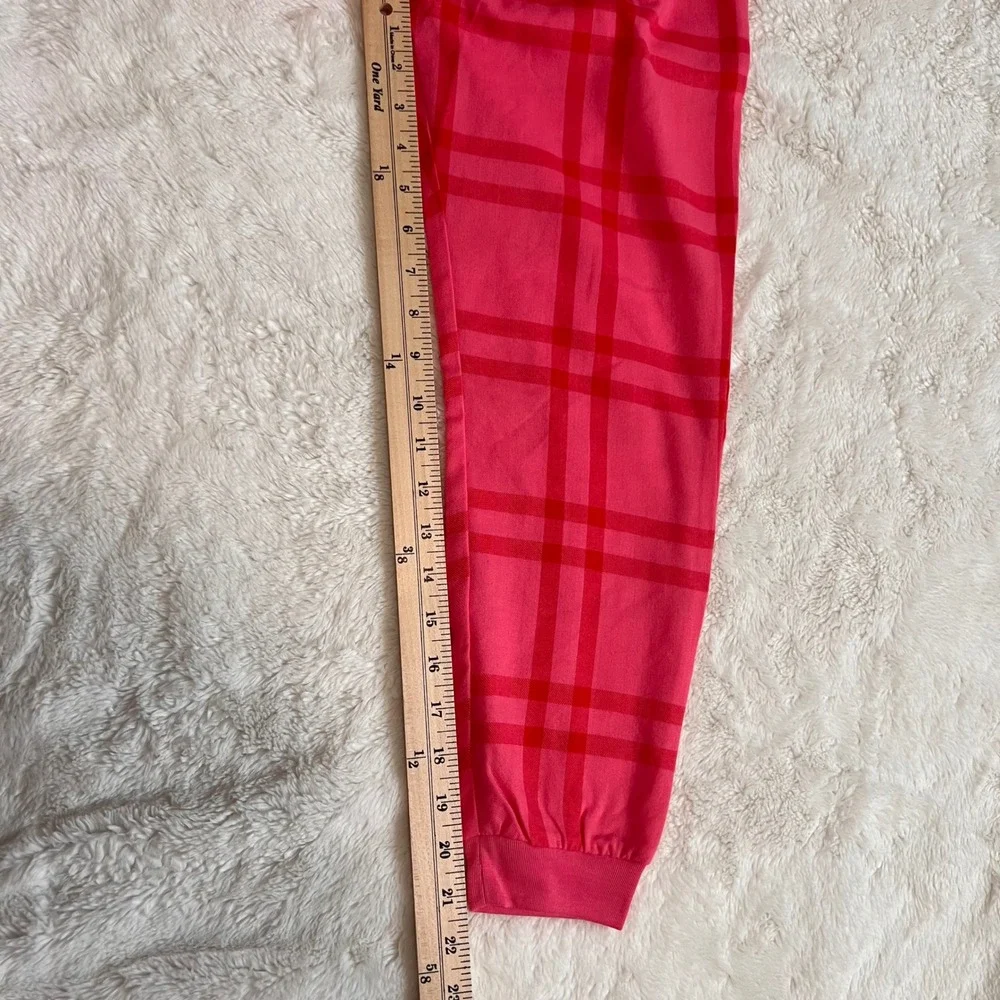 Cat Jack‎ Kids Girls Pink Red Plaid Sleepwear Pajama Pants Size S 6/6X NWT